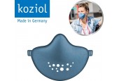Koziol Community Gezichtmasker - met gratis 1 filter - mondkapje - organic blue