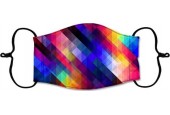 YONO Mondkapje Wasbaar met Filter – Katoen – Herbruikbaar – Abstract Print