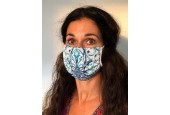 Hip modieus mondkap hoesje met Delfts blauwe print | wasbaar | mondmasker en neusmasker cover | one size