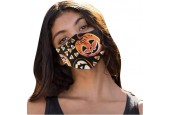 Halloween Pompoen Mondmasker | Niet medisch mondkapje | Met filter | Verstelbare elastieken