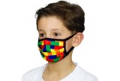 Kinder Mondmaskers met Lego | Bricks print