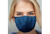 Stoffen mondkapje Donkerblauw - Large | Wasbaar | Optimale bescherming