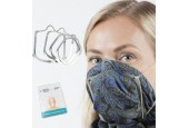 Mondkaphouder, metaal verzinkt set | mondkapje masker basic bescherming