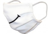 Mondkapje - mondmasker 100% katoen, dubbellaags, filter toepasbaar, trendy print Smiley