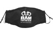 RAM Mondkapje Deluxe - Mondmasker - Verstelbaar - Wasbaar - Zwart-wit