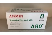 Anmin A90+ 3 laags mondkapje | OV mondmasker | wegwerp | niet medisch | 50 stuks.