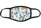 Mondkapje vlinder | wasbaar mondmasker | vlinders wit | Leuke mondkapjes