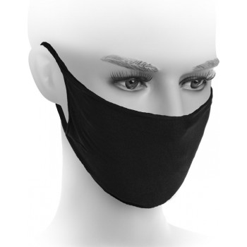 FIORE mondmasker in de kleur zwart niet medisch herbruikbaar
