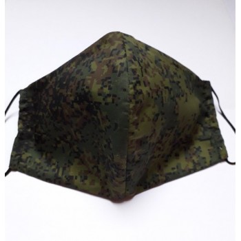 Beschermend- en Hip Mondkapje - Legerkleuren 'Camouflage' - Wasbaar & Herbruikbaar - Niet Medisch