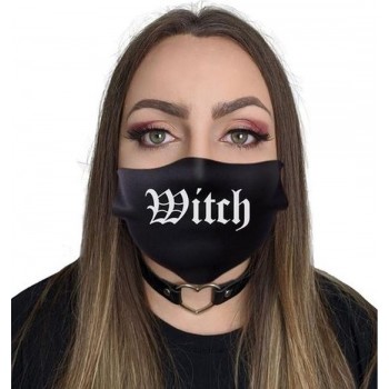 Twisted Apparel Masker Witch Mondkapje Zwart