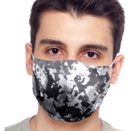 Stoffen mondkapje Army - Large | Wasbaar | Optimale bescherming
