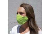 Unisex mondkapje / mondmasker van katoen, groen (wasbaar)