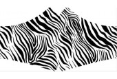 Comfortmasker Zebra met elastieken - set van 3