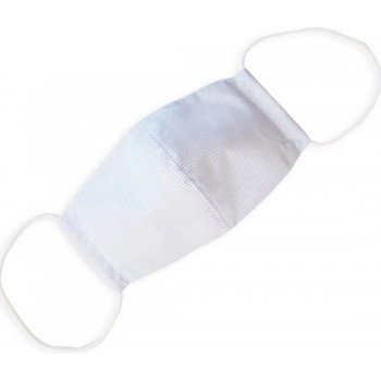 Mondkapje + 10 filters - lichtblauw - kleuter - hoge kwaliteit - herbruikbaar en wasbaar katoenen mondmasker met elastiek