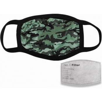 Mondkapje - met filter - Camouflage