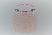 Comfort Face Mask roze met ijsjes 100% katoen - Mondmasker - Mondkapje - Herbruikbaar & wasbaar - roze - ijsjes