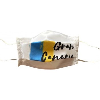 Gran Canaria mondkapje - Herbruikbaar en wasbaar mondmasker - Geschikt voor binnenruimtes, reizen en in het OV