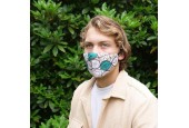 Charlie's Travels - herbruikbaar mondkapje – geschikt voor OV – Natuurlijk patroon - designer mondkapje