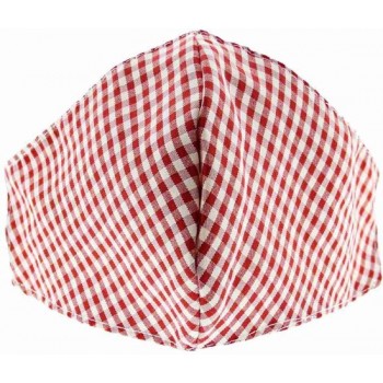 Attitude Holland Masker Checkered Gingham Mondkapje Rood/Wit