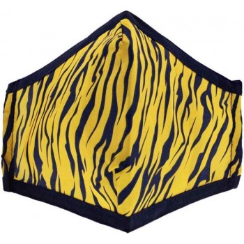 Attitude Holland Masker Tiger stripes Mondkapje Geel/Zwart