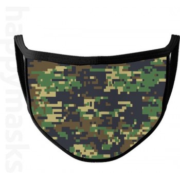 Mondkapje - Camouflage N°1 mondmakser | Wasbaar | Niet-medisch