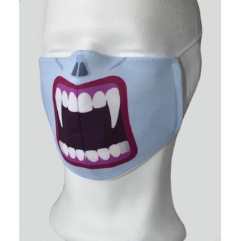 Mondkapje vampier maat MAN | Mondmasker met neusbeugel | Mondkapje wasbaar | Herbruikbaar | Geschikt voor het OV