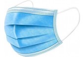 5x beschermende mondkapjes - blauw - niet medisch - beschermmaskers / stofmaskers