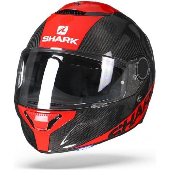 Shark Spartan 1.2 Carbon Skin Carbon Drr Rood Rood Integraalhelm - Motorhelm - Maat XL