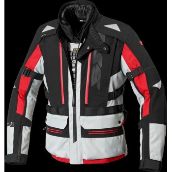 SPIDI ALLROAD H2OUT ICE RED MOTORCYCLE JACKET XL