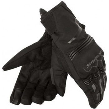 Dainese Tempest Unisex D-Dry Black Black Short Motorcycle Gloves XS