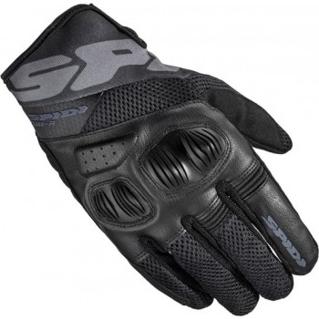 Spidi Flash-R Evo Black Motorcycle Gloves S