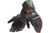 Dainese Steel-Pro Black Fluo Red Motorcycle Gloves XL