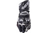 Five RFX Race Black White Motorcycle Gloves M