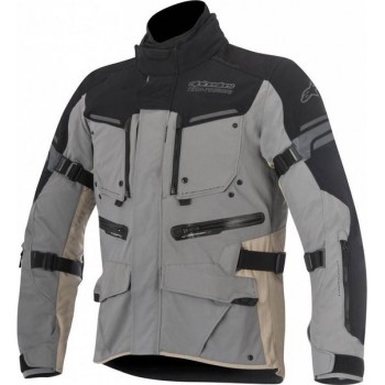 Alpinestars Valparaiso 2 Drystar Gray Black Sand Textile Motorcycle Jacket S