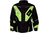 Lookwell Junior Black Yellow Textile Motorcycle Jacket  140