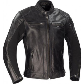 Segura Kroft Black Leather Motorcycle Jacket XL