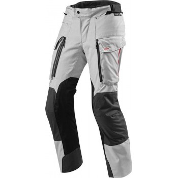 REV'IT! Sand 3 Silver Anthracite Textile Motorcycle Pants S