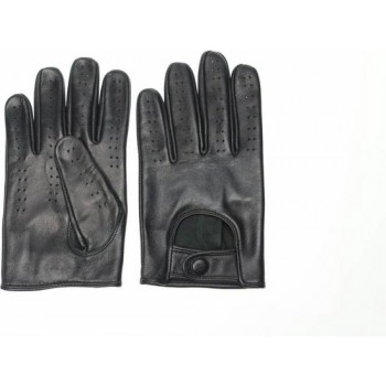 Retro racing gloves zwart maat S