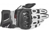 Alpinestars SP X Air Carbon V2 Black White Motorcycle Gloves M