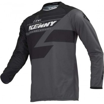 Kenny Crossshirt Track Black/Grey-XL