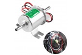 HEP-02A Universele auto 12V brandstofpomp Inline lagedruk elektrische brandstofpomp (zilver)