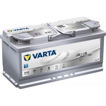 Varta Start-Stop Silver Dynamic AGM 605 901 095 H15 12V 105 Ah 950A/EN Start Accu 4016987144534