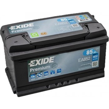 EXIDE EA852 Premium Carbon Boost 12V 85 Ah 800A Autobatterij 3661024034296