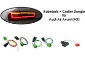 Kabelboom + codering dongle LED achterlichten Audi A6 Avant (4G