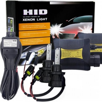 55W H13 / 9008 6000K HID Xenon-lichtconversiekit met slanke ballast, hoge intensiteit ontladingslamp, wit