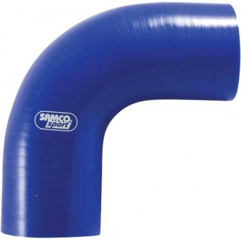 Samco Sport Samco Siliconen slang 90 graden bocht - Lengte 102mm - Ø28mm - Blauw