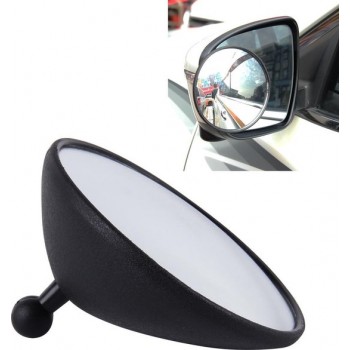 3R-098 Auto Blind Spot Achteraanzicht Wide Angle Mirror, Diameter: 9.8cm (zwart)