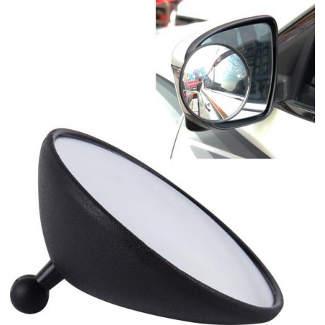 3R-098 Auto Blind Spot Achteraanzicht Wide Angle Mirror, Diameter: 9.8cm (zwart)