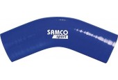 Samco Sport Samco Siliconen slang 45 graden bocht - Lengte 125mm - Ø83mm - Blauw